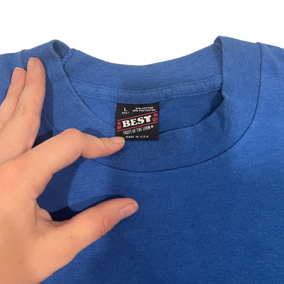 Vintage Fruit Of The Loom Best Single Stitch Springfield, Illinois Graphic Tee L - Picture 2 of 7